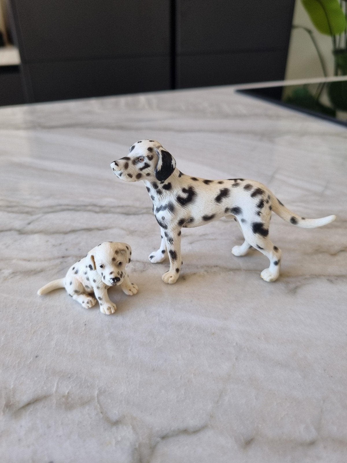 Schleich, Dalmatiër set, Ophalen of Verzenden, Gebruikt, Hond of Kat, Beeldje of Figuurtje