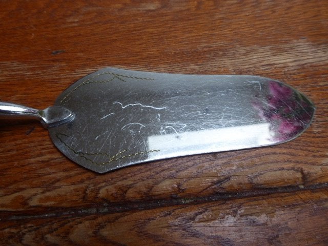 Art deco taartschep met bakelieten handgreep, Ophalen of Verzenden