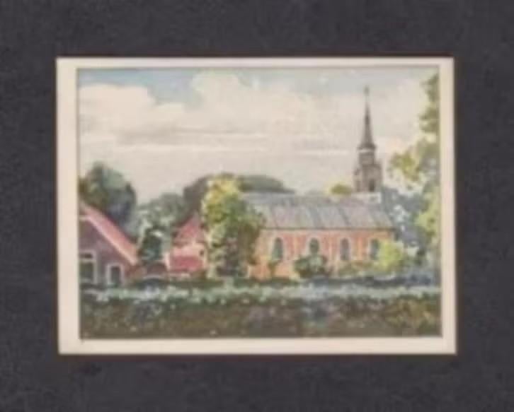Albumplaatje Odoorn Ned. Herv. Kerk Drenthe (12)., Ophalen of Verzenden, Zo goed als nieuw
