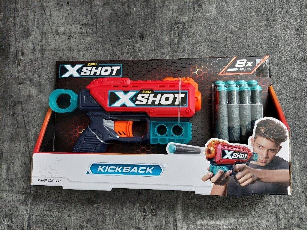 X Shot Zuru Kickback, Ophalen of Verzenden, Zo goed als nieuw