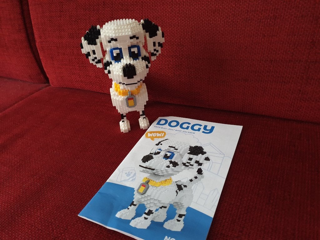 Mini bouwstenen hond lepin Dalmatier, Ophalen of Verzenden