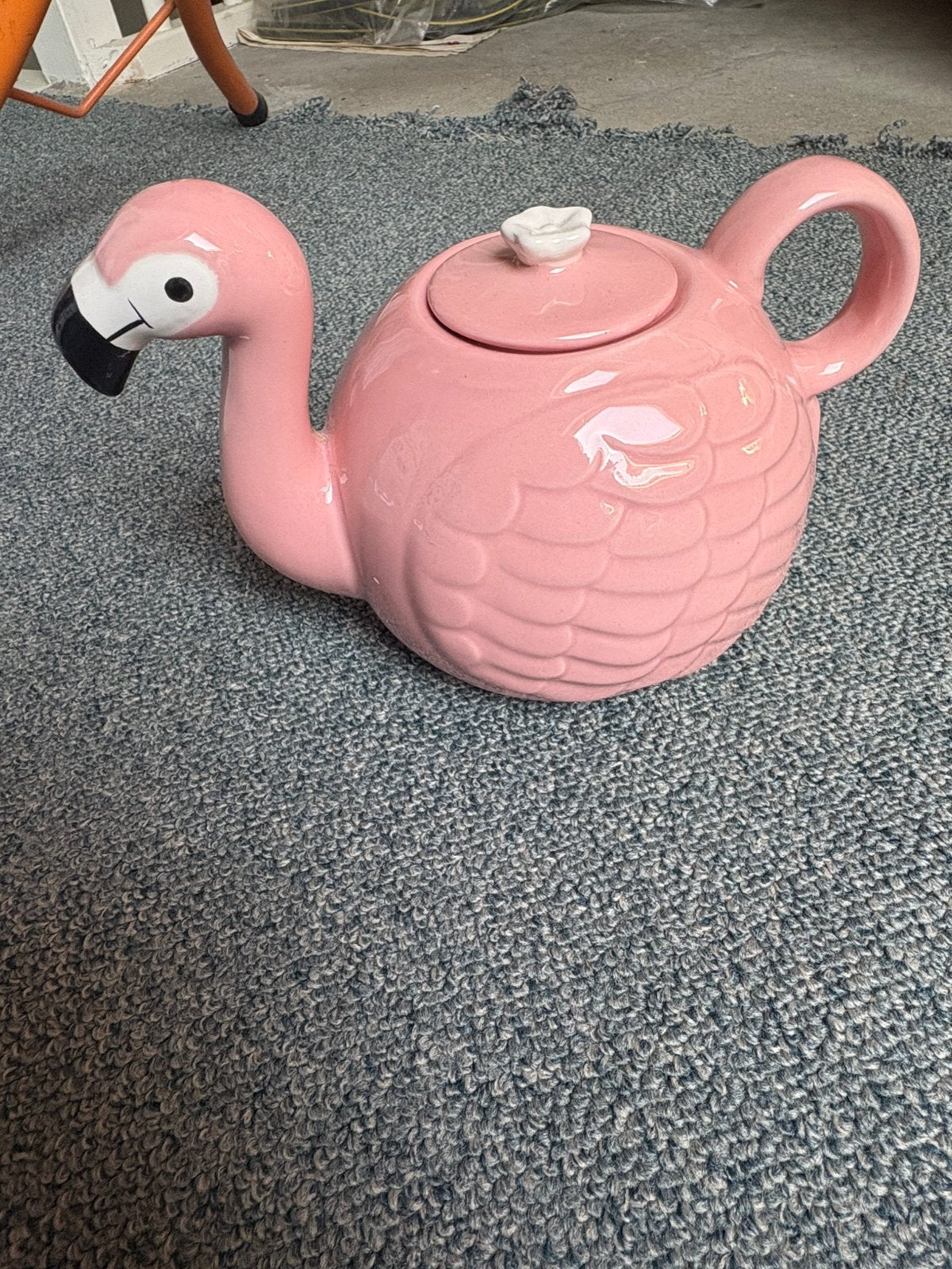 Flamingo Roze - Thee / Snoeppot, Ophalen, Overige merken, Keramiek, Zo goed als nieuw