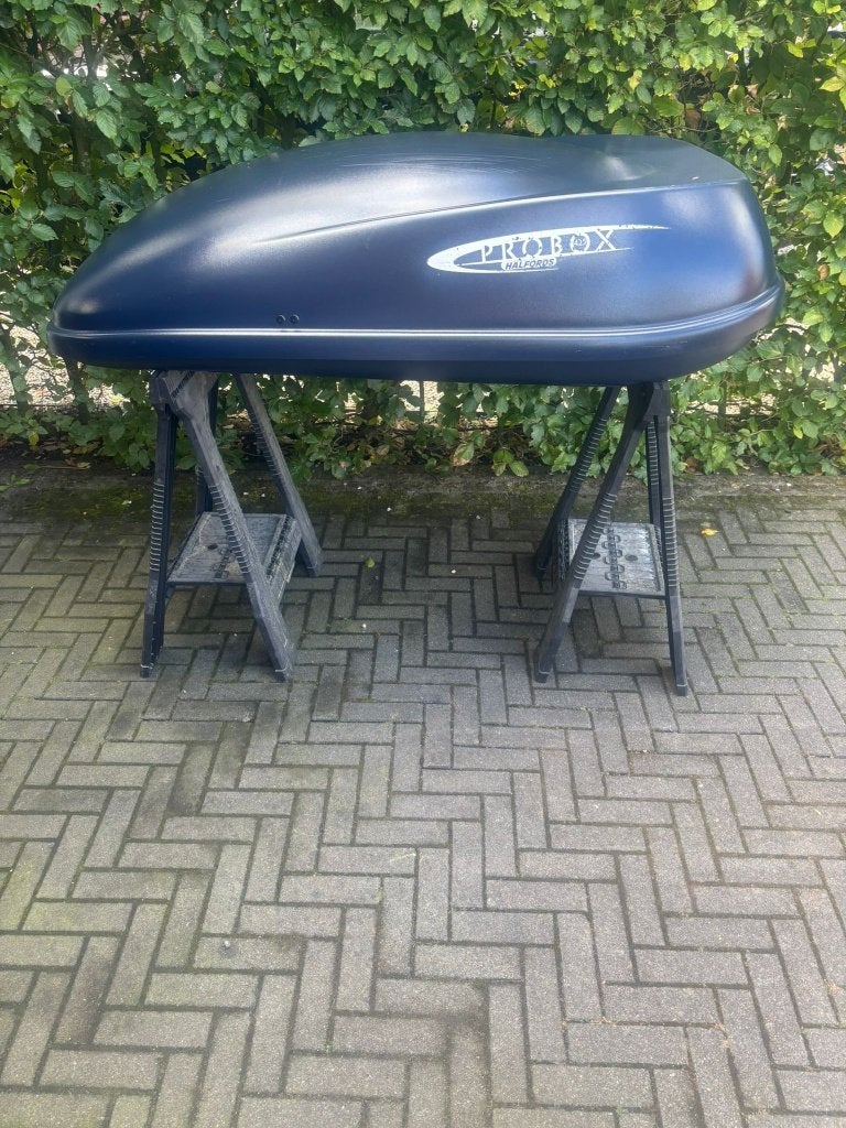 Verhuur van dakkoffers, Ophalen, Zo goed als nieuw