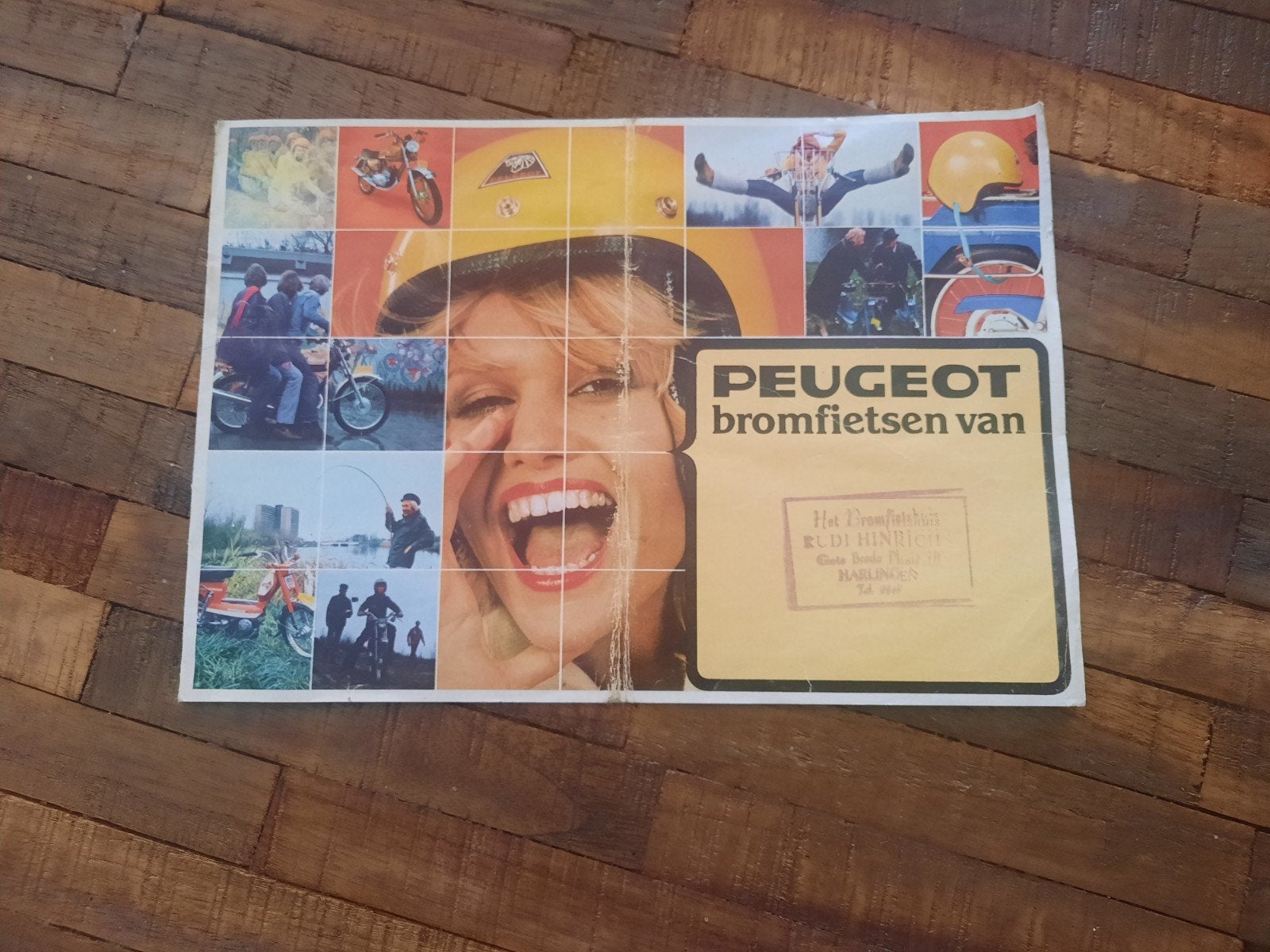 Vintage Peugeot bromfietsen catalogus, Ophalen of Verzenden, Gelezen, Algemeen, Onbekend