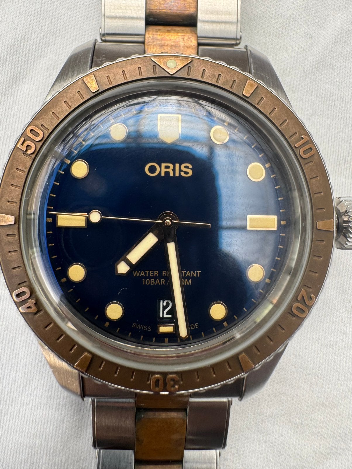 Oris Divers Sixty Five, Ophalen of Verzenden, Leer, Overige merken