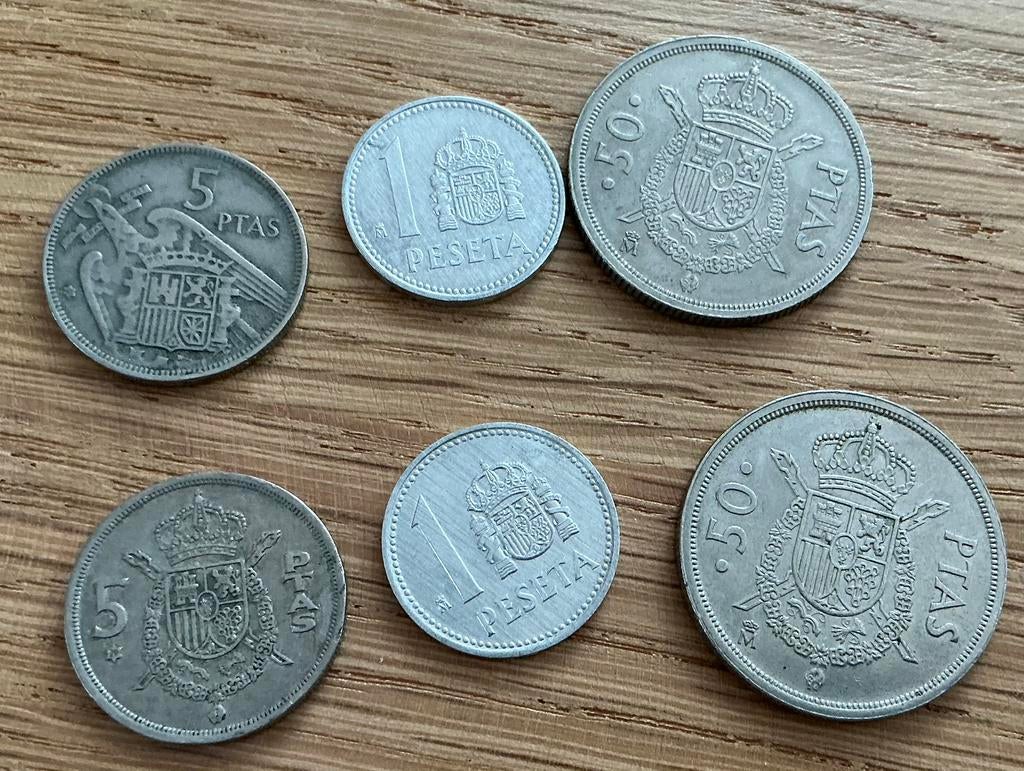 Aantal oude spaanse munten, Ophalen of Verzenden, Overige landen