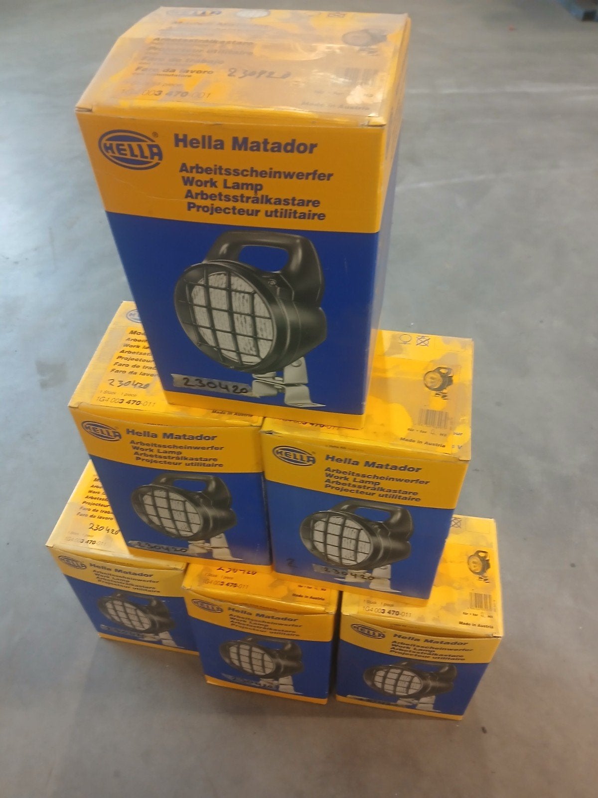 Hella werklamp 6 stuks Nieuw. 1G4 003 470-011, Ophalen of Verzenden, Nieuw