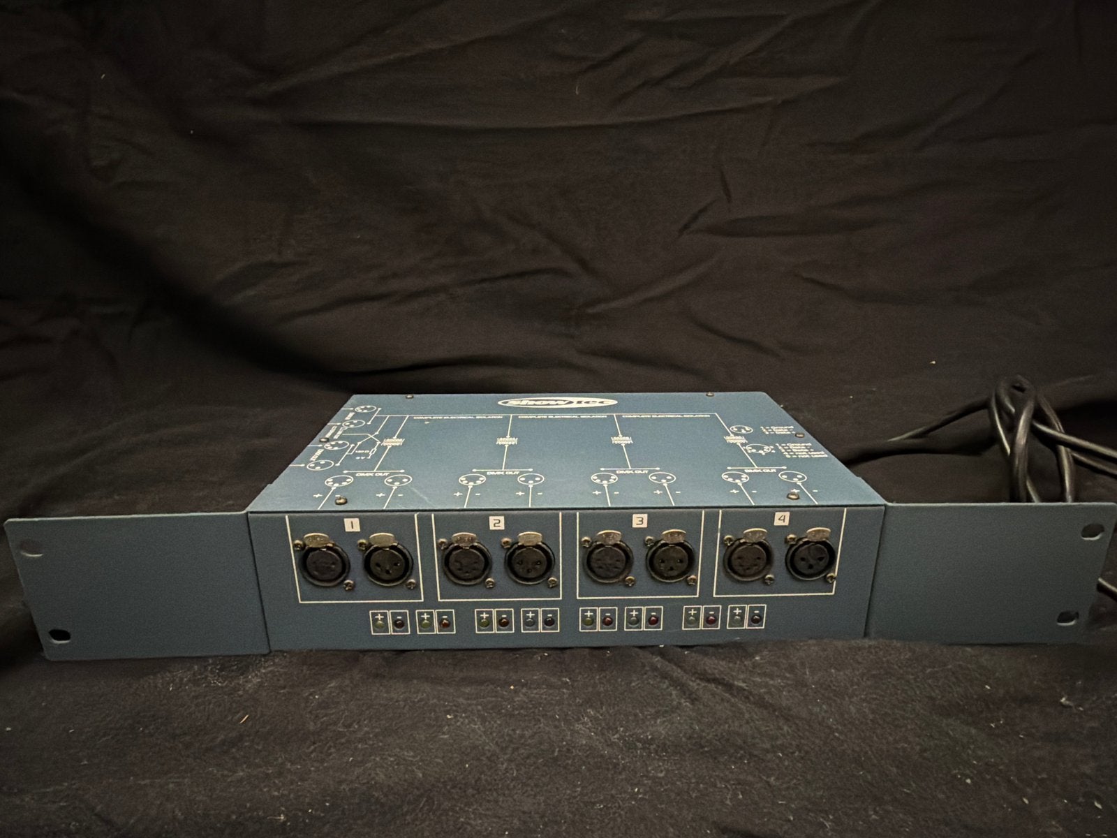 Showtec DMX Splitter/Booster 4-kanaals, Ophalen of Verzenden, Gebruikt