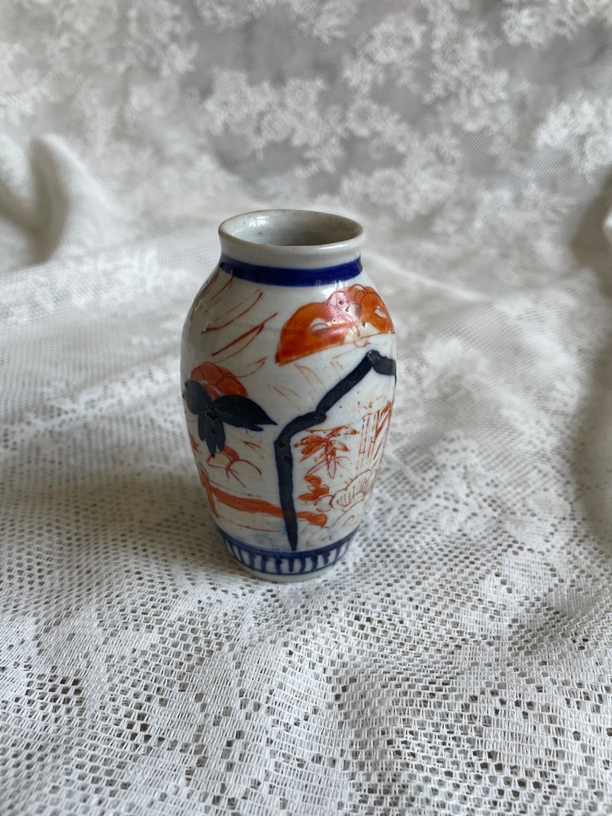 Antiek Japans Imari miniatuur vaasje - ca. 1900, Ophalen of Verzenden