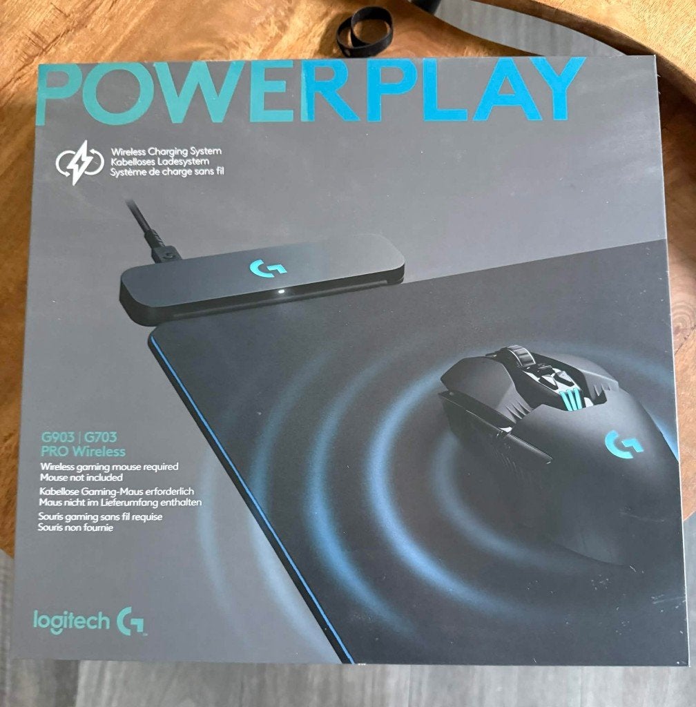 Logitech Powerplay, Ophalen of Verzenden, Gaming muismat, Zo goed als nieuw, Logitech