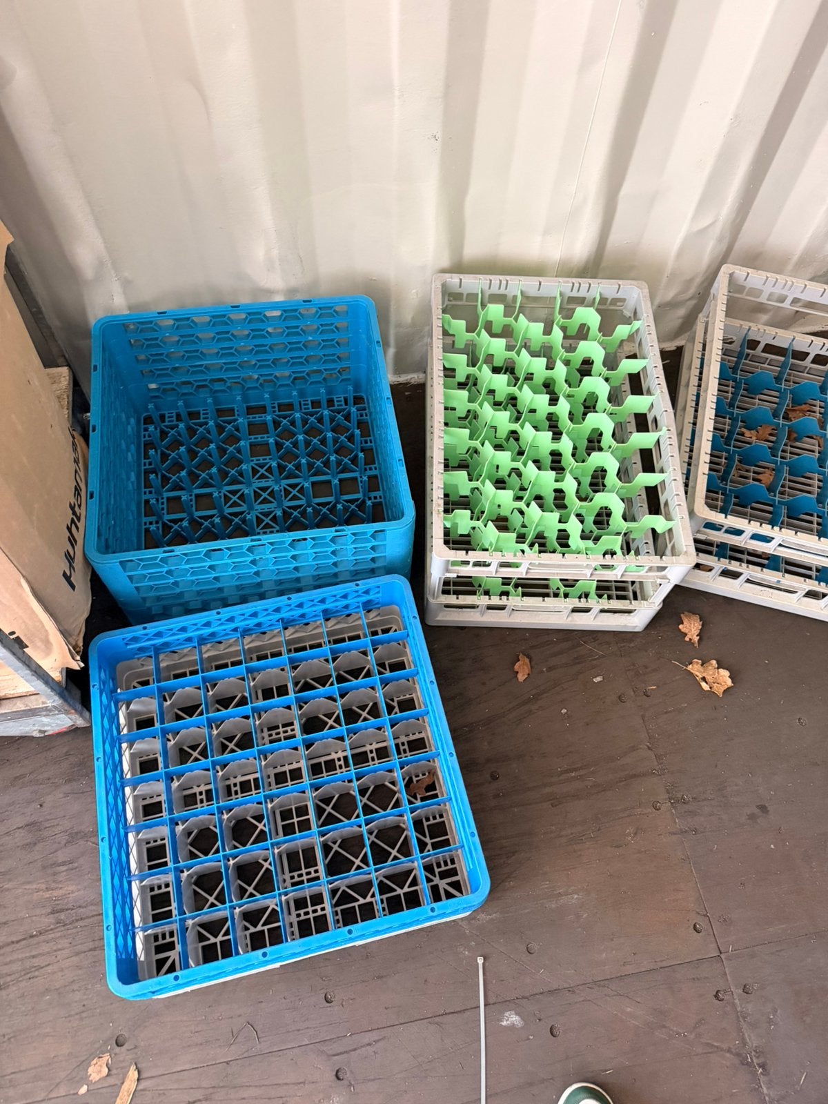 Lege kratten voor glazen, Doe-het-zelf en Verbouw, Kratten en Dozen, Ophalen, Gebruikt, 40 tot 60 cm, 50 tot 75 cm