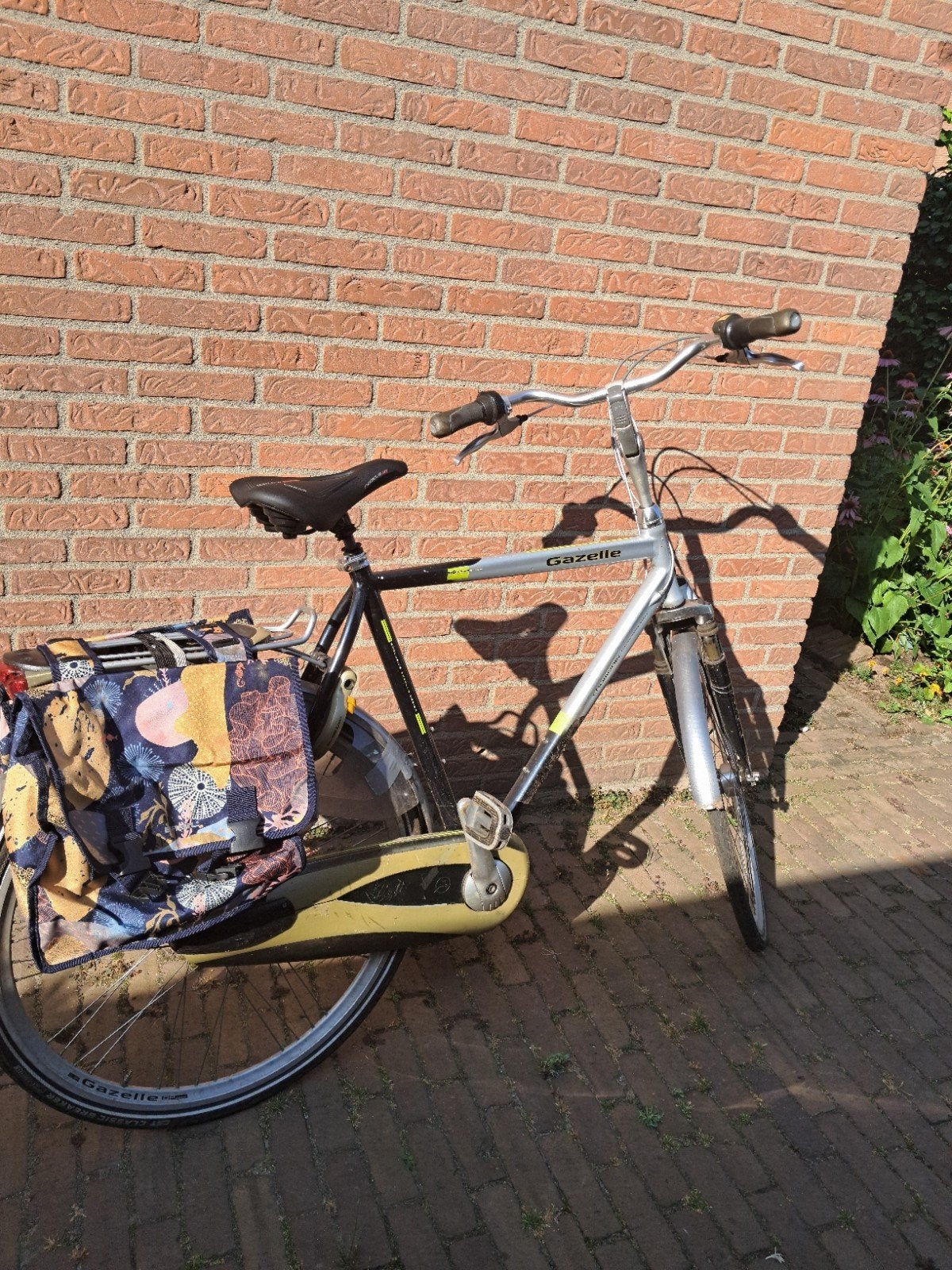 Gazelle Chamonix herenfiets framemaat 61, Fietsen en Brommers, Fietsen | Heren | Herenfietsen, 61 tot 65 cm, Ophalen, Gebruikt
