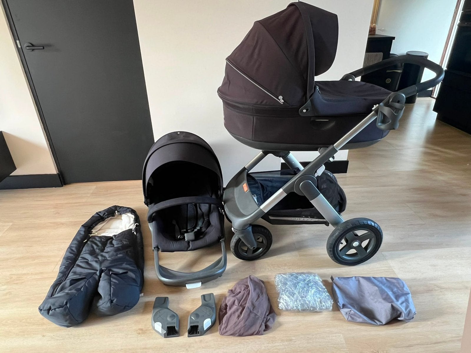 Stokke trailz 3 in 1 kinderwagen met extra’s, Kinderen en Baby's, Ophalen, Zo goed als nieuw, Overige merken
