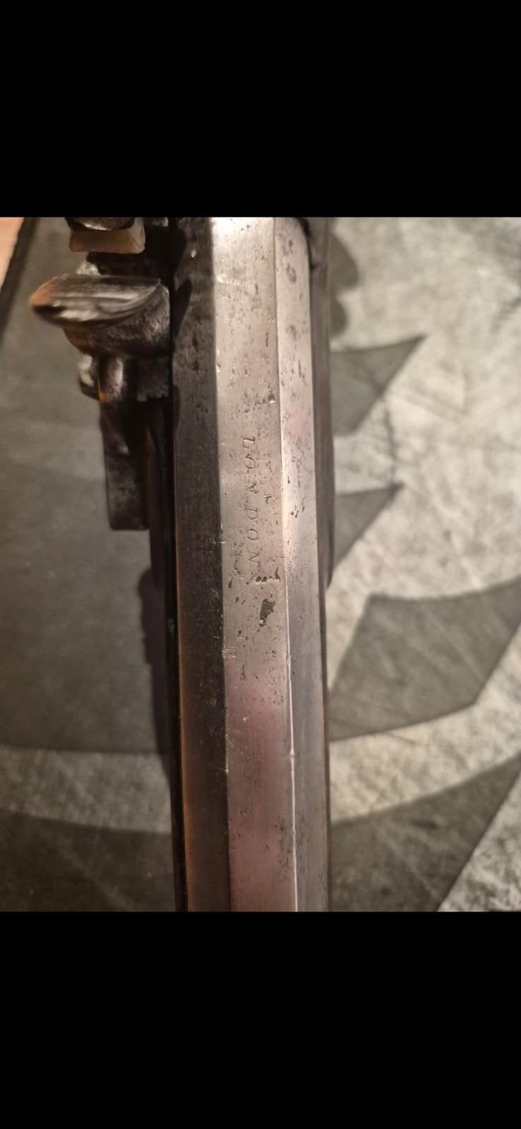 Antiek Officier Pistool - Londen - Voor 1870, Ophalen, Gebruikt