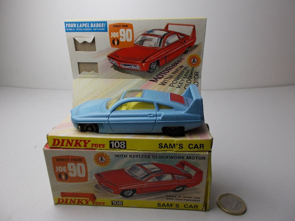 1967 Dinky Toys 108 SAM'S CAR Uit TVserie JOE 90 +DOOS! (C