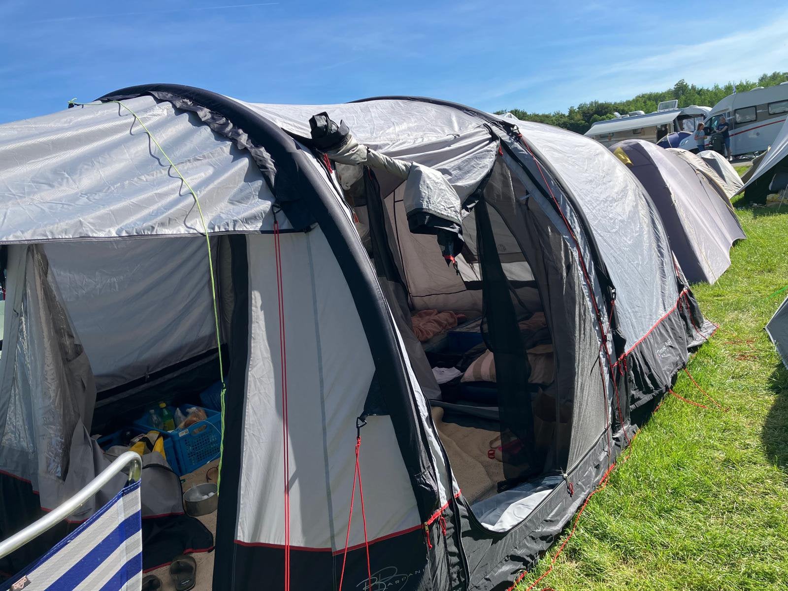 Bardani 310 in goede staat!, Caravans en Kamperen, Tenten, Ophalen, Gebruikt, Tot en met 4