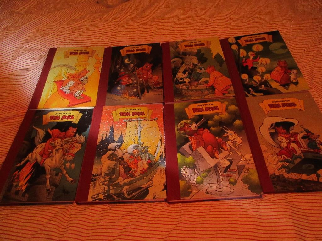 Avondturen van Tom Poes 8 delen als nieuw, Boeken, Marten Toonder, Ophalen of Verzenden, Zo goed als nieuw, Meerdere stripboeken