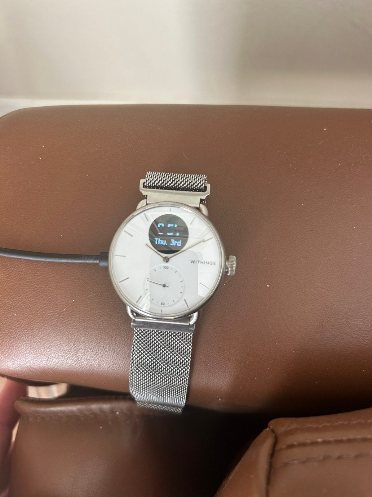 Withings scanwatch 1, Ophalen of Verzenden, Zwart, IOS