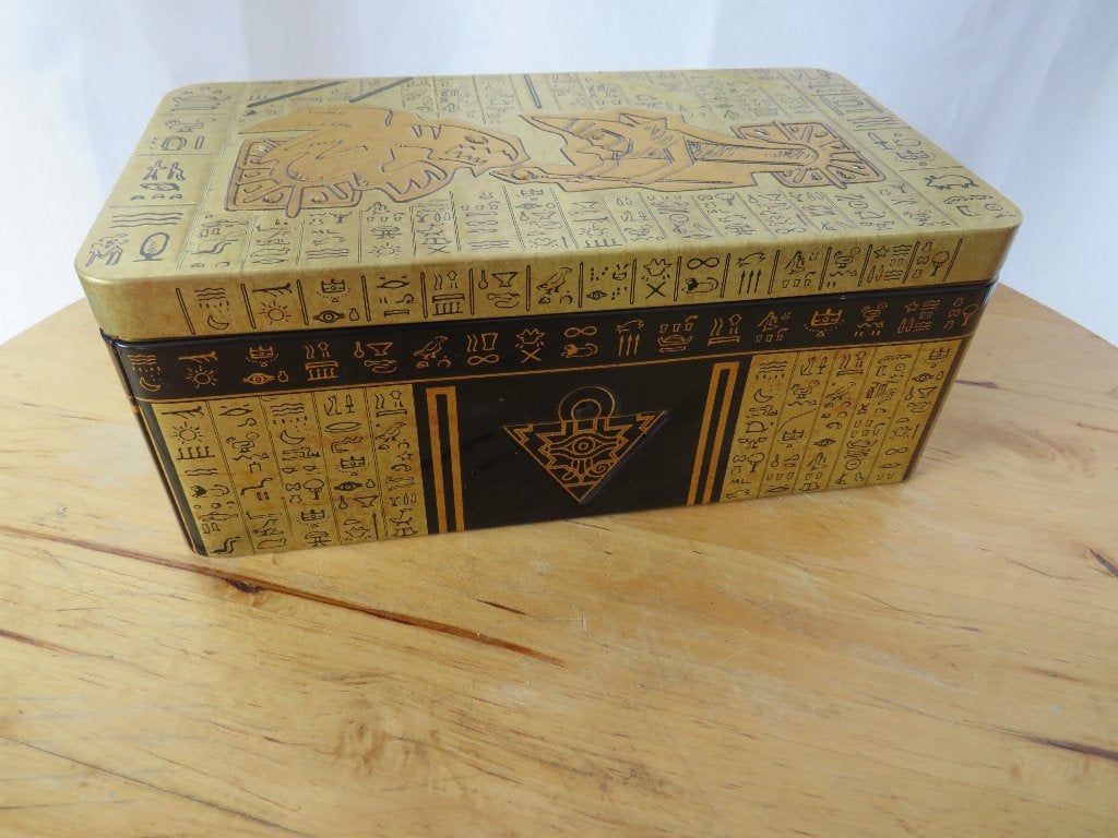 YU GI OH KONAMI blik voor verzameling kaarten van bv pokemon, Ophalen of Verzenden, Gebruikt, Overige typen
