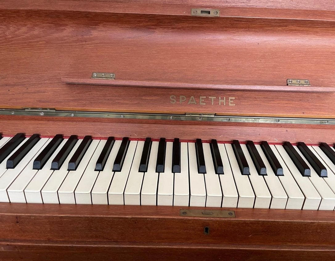 Spaethe piano - Mooi geluid, Ophalen, Gebruikt, Bruin, Piano