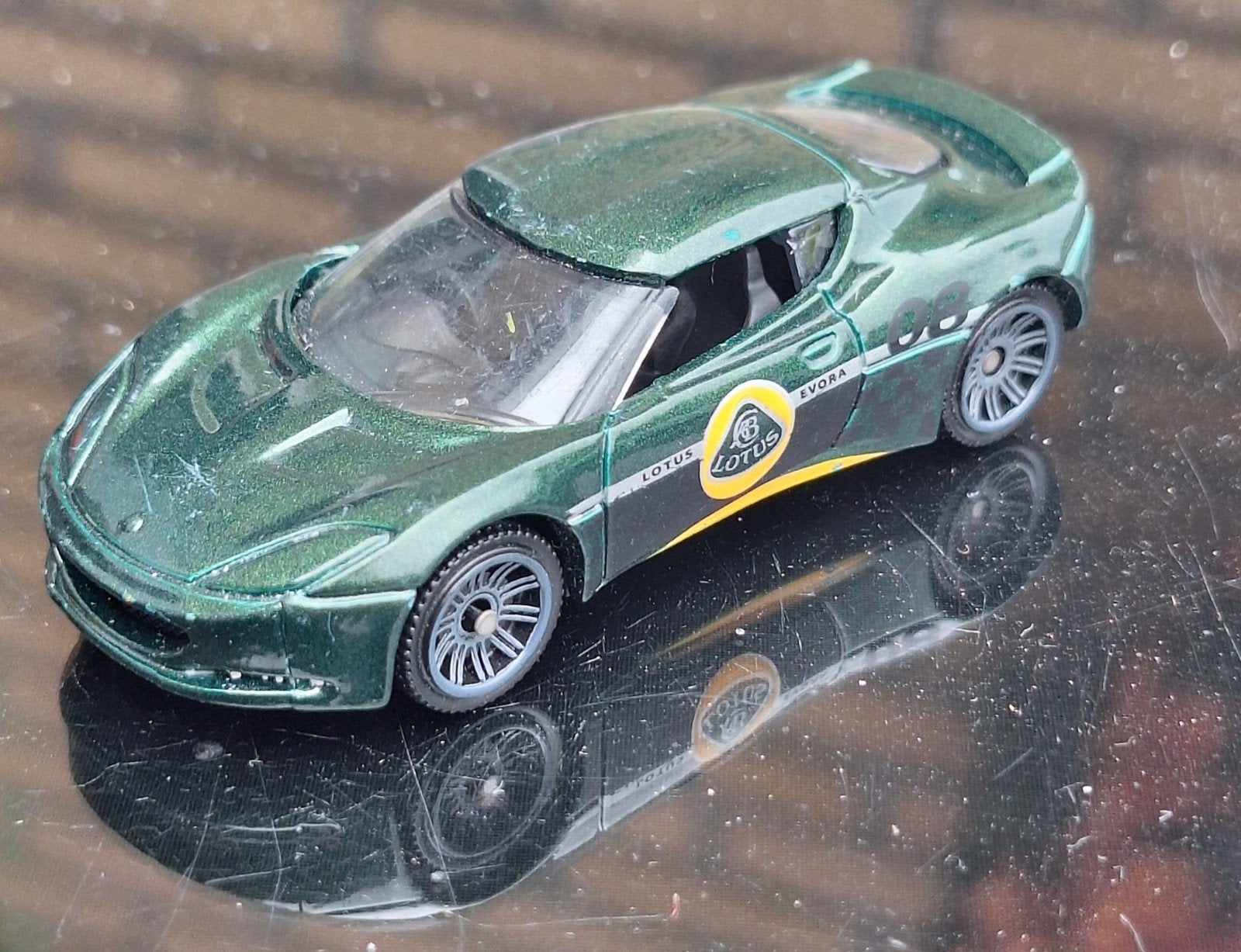 Hotwheels lotus evora 2008, Ophalen of Verzenden, Zo goed als nieuw, Auto