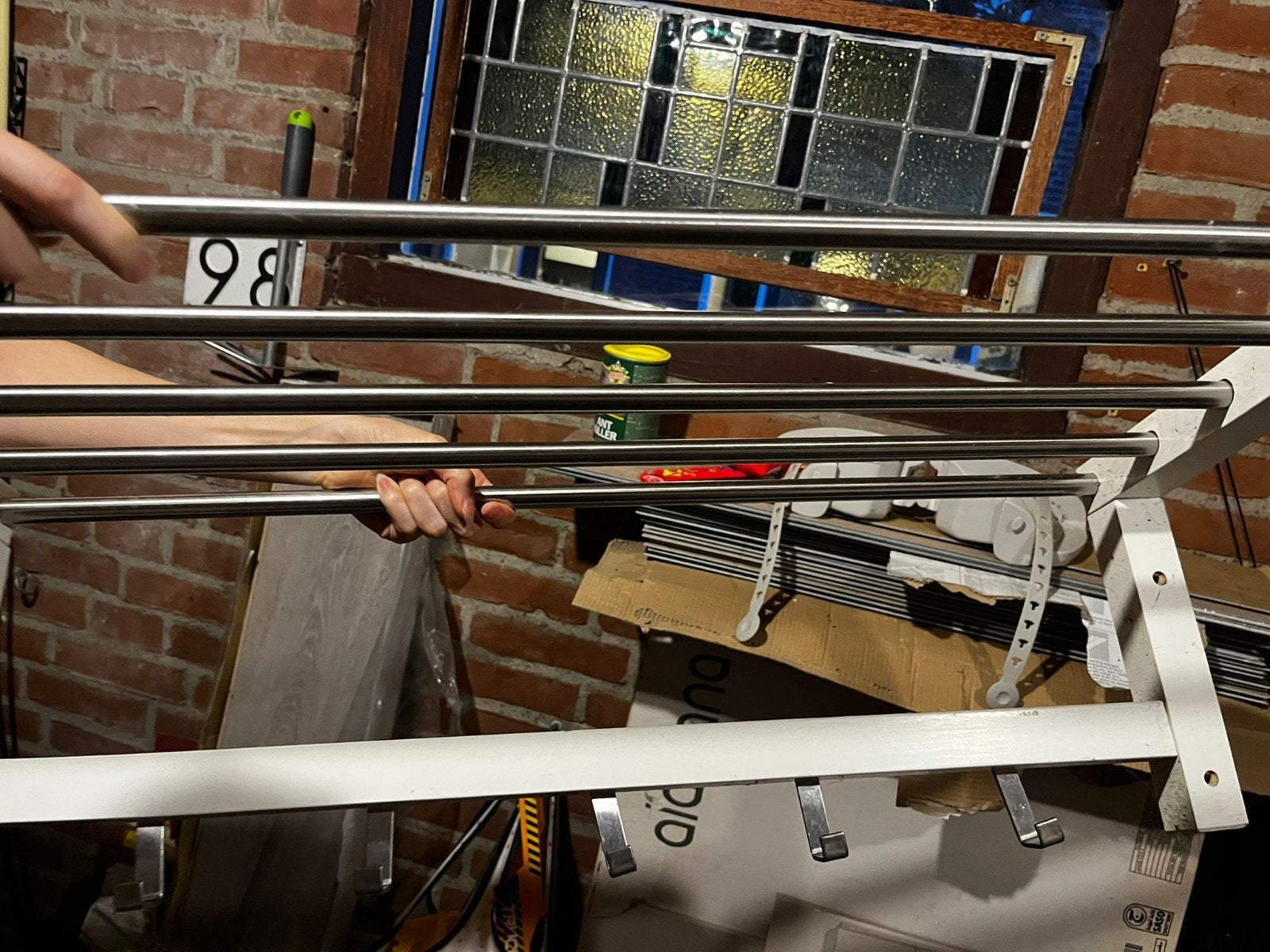 IKEA Wandkapstok, Gebruikt, Minder dan 100 cm, Metaal, Ophalen