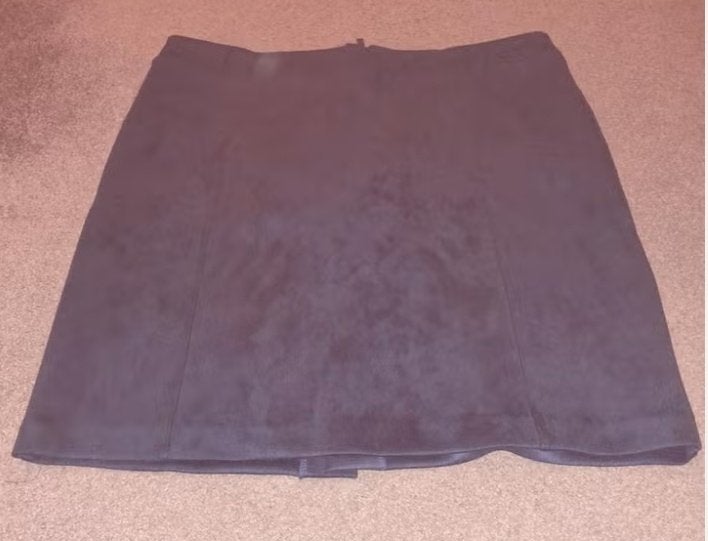 Mooie suedine rok - maat XL Portlavande, Kleding | Dames, Port lavande, Blauw, Maat 46/48 (XL) of groter, Ophalen of Verzenden