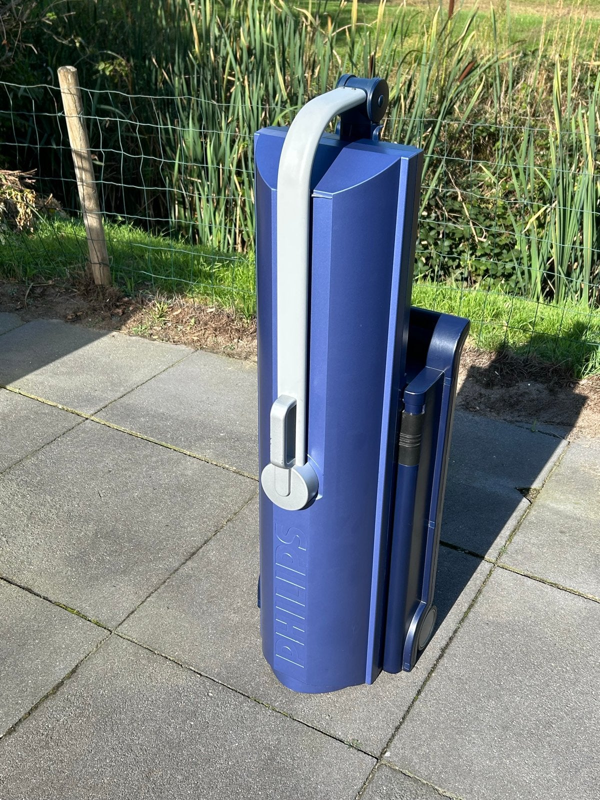 Philips Sunmobile HB 824 Zonnebank -Inklapbaar & verrijdbaar, Witgoed en Apparatuur, Ophalen, Gebruikt, Zonnebank enkelzijdig