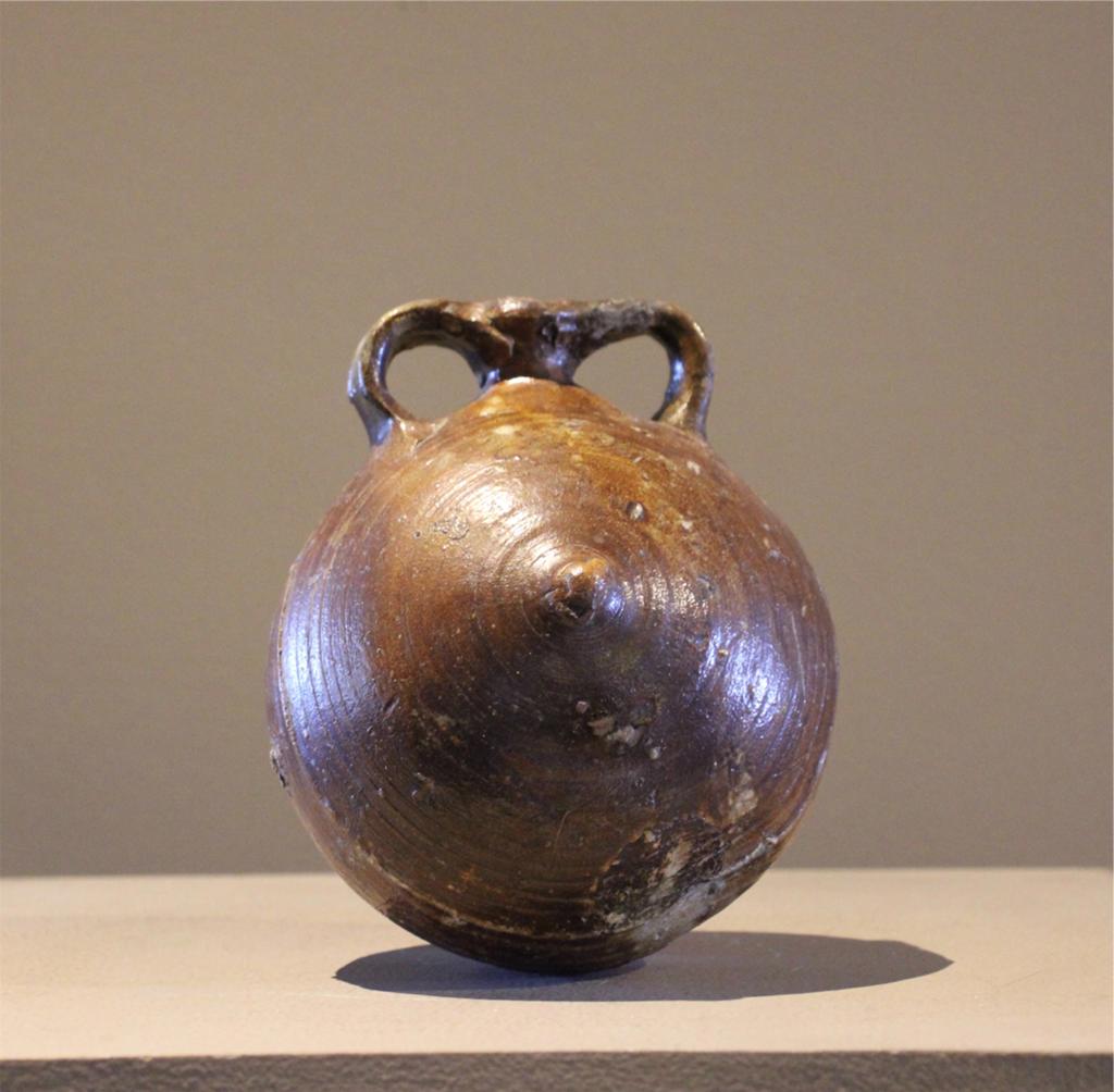Bodemvondst - middeleeuwse pelgrims fles, Antiek en Kunst, Antiek | Keramiek en Aardewerk, Ophalen of Verzenden