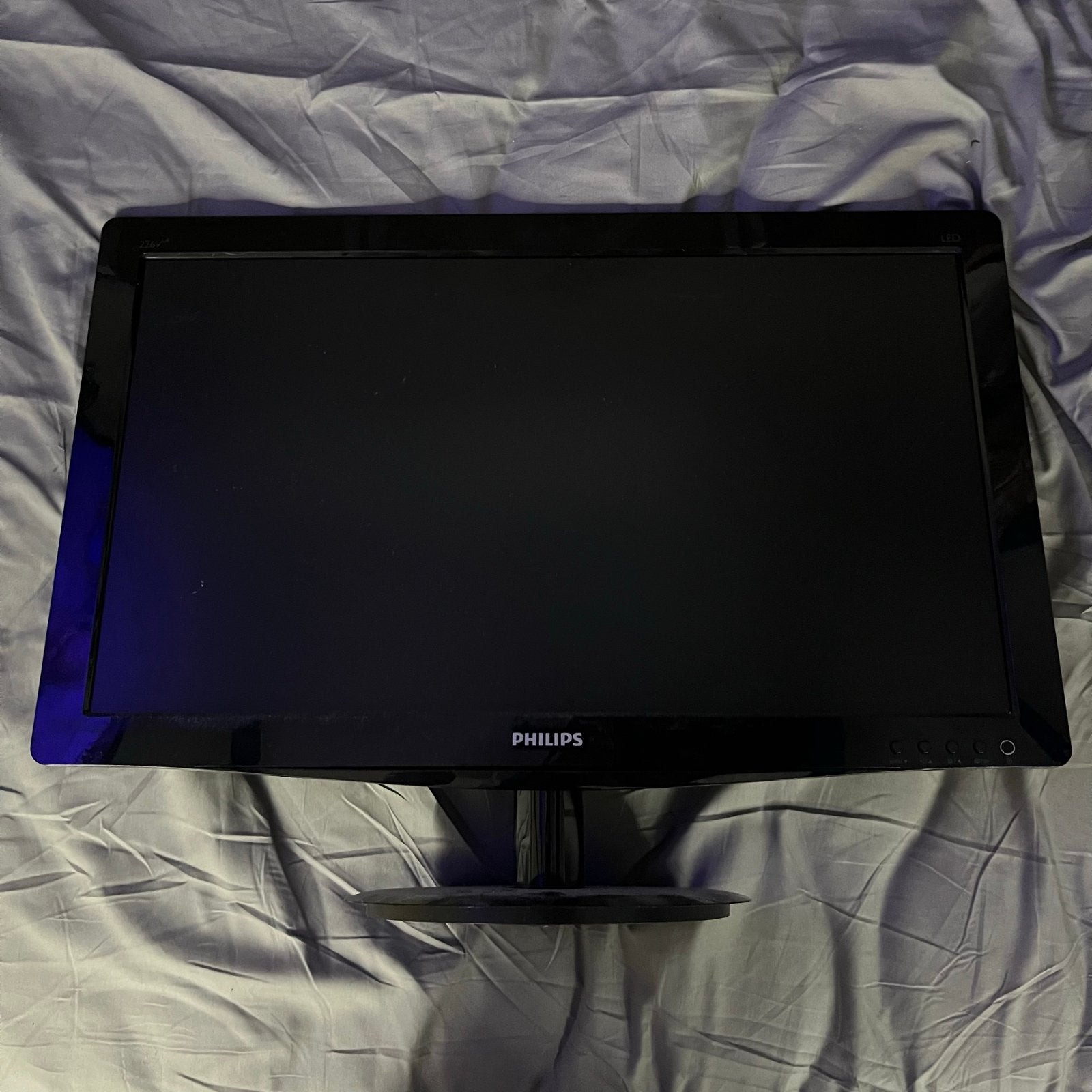 Philips 21,5 inch monitor - 60Hz, Computers en Software, Monitoren, 3 tot 5 ms, Kantelbaar, Full HD, Zo goed als nieuw