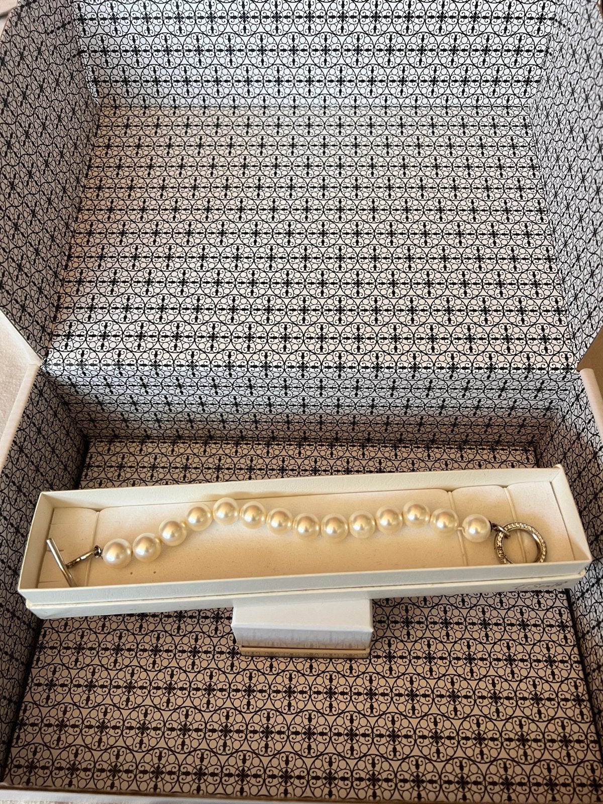 Ti Sento Parel Armband - Zo goed als nieuw, Overige materialen, Wit, Ophalen of Verzenden, Zo goed als nieuw