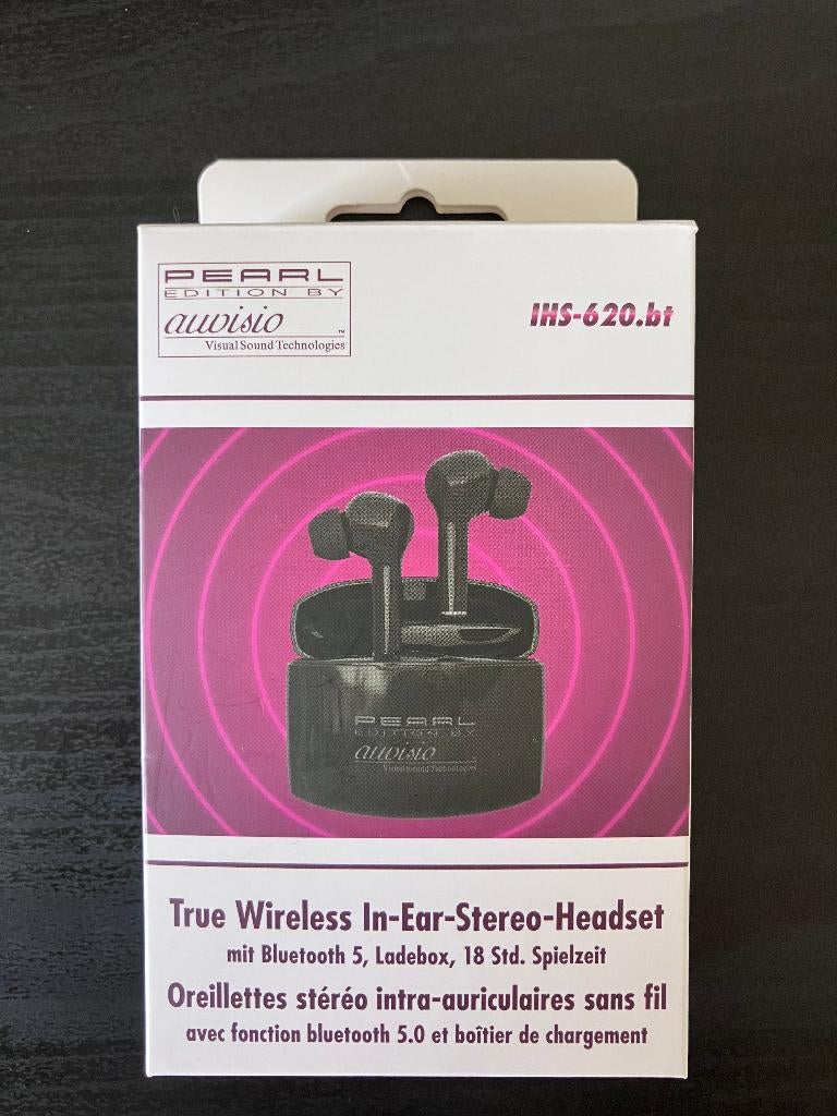 PEARL EDITION BY AUVISIO - OORDOPJES - EARPHONES, Ophalen, Zwart, Overige merken, Nieuw