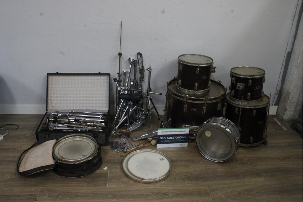Drumstel met toebehoren - Remo, Muziek en Instrumenten, Drumstellen en Slagwerk, Ophalen of Verzenden, Niet ingevuld, Niet ingevuld
