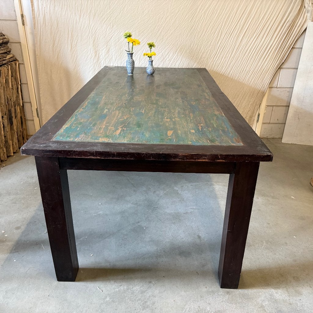 teakhouten eettafel - 200 x 100 - Gratis bezorgd, Huis en Inrichting, TTM Wonen, Meubels – (Perzische) Tapijten en Woonaccessoires