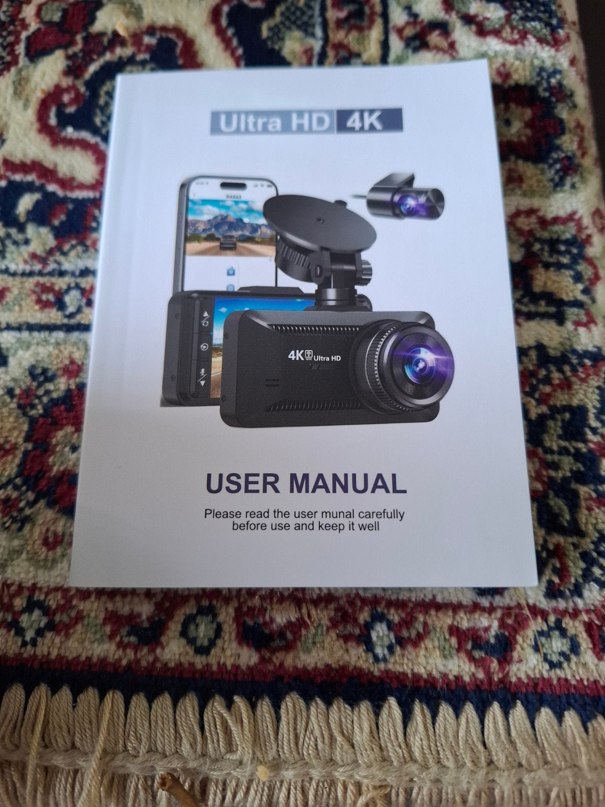 Ultra HD 4K Dashcam met Gebruikershandleiding, Auto diversen, Ophalen of Verzenden, Nieuw