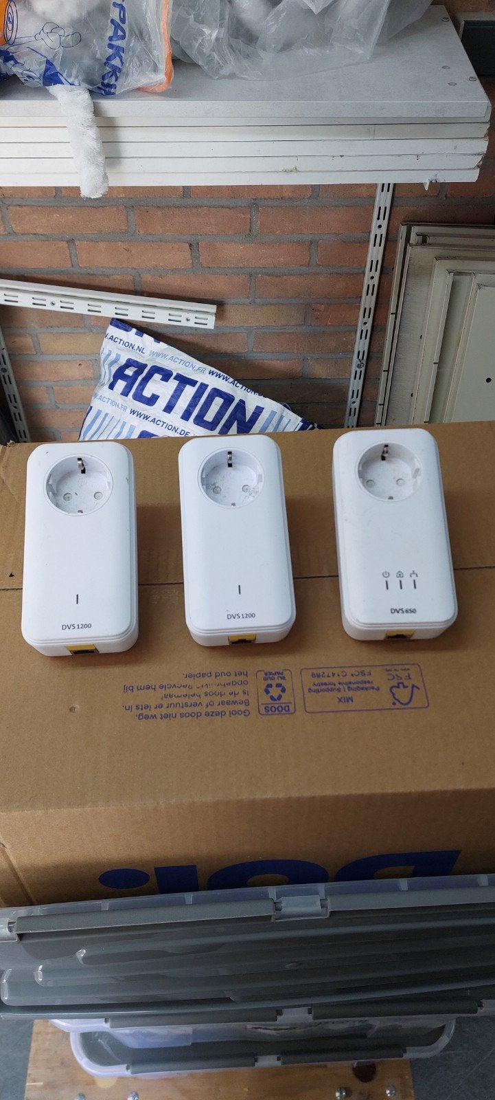 Devolo DVS 1200 Powerline Adapters (3 stuks), Computers en Software, WiFi-versterkers, Ophalen of Verzenden, Zo goed als nieuw