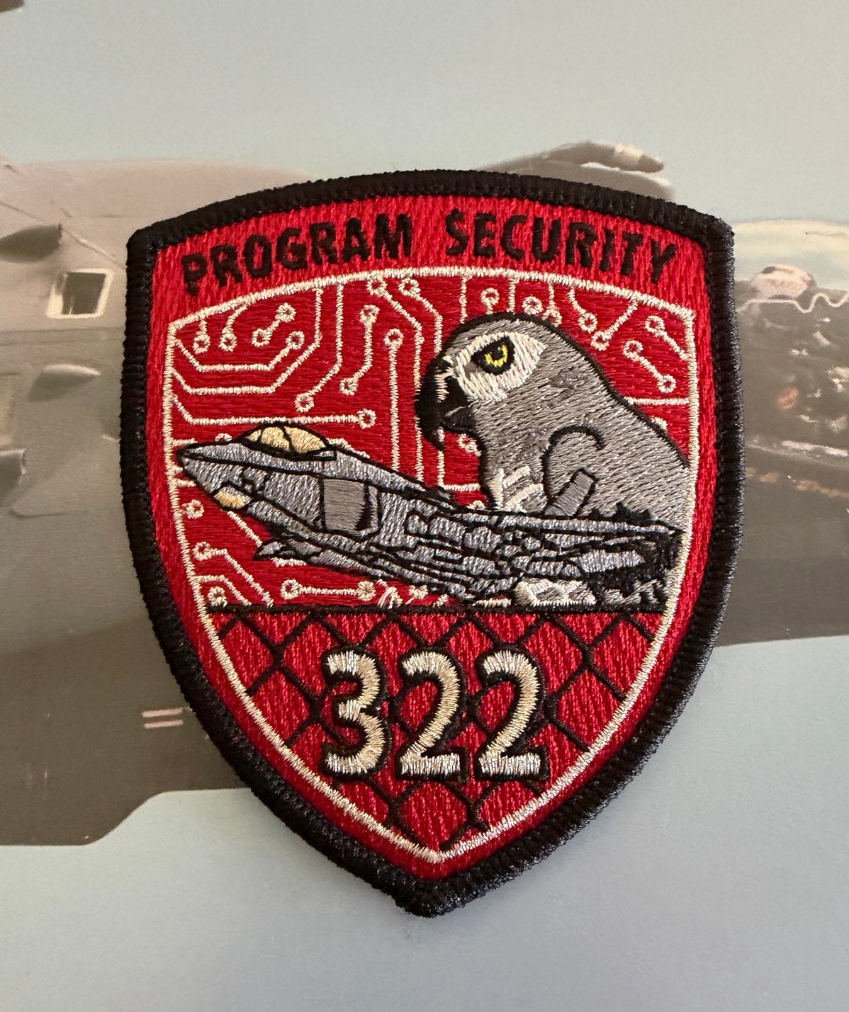 Program Security 322 Patch Rnlaf, Verzamelen, Militaria | Algemeen, Ophalen of Verzenden, Luchtmacht, Nederland, Overige typen