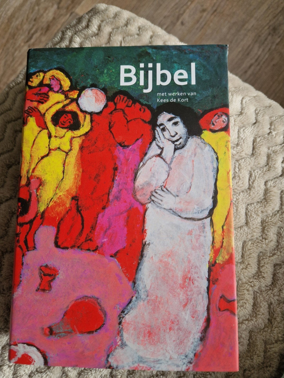 Bijbel met werken van Kees de Kort - Limited Edition, Ophalen of Verzenden, Zo goed als nieuw, Kees de Kort, Christendom | Katholiek