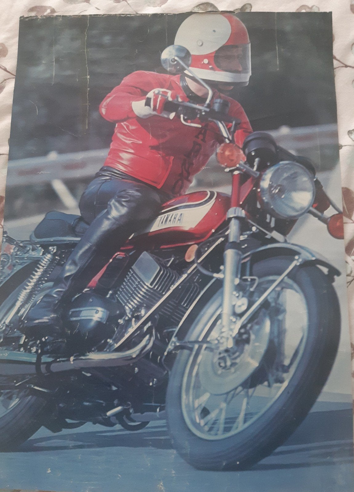 Jarno op de Yamaha RD350voor de liefhebber, Ophalen of Verzenden