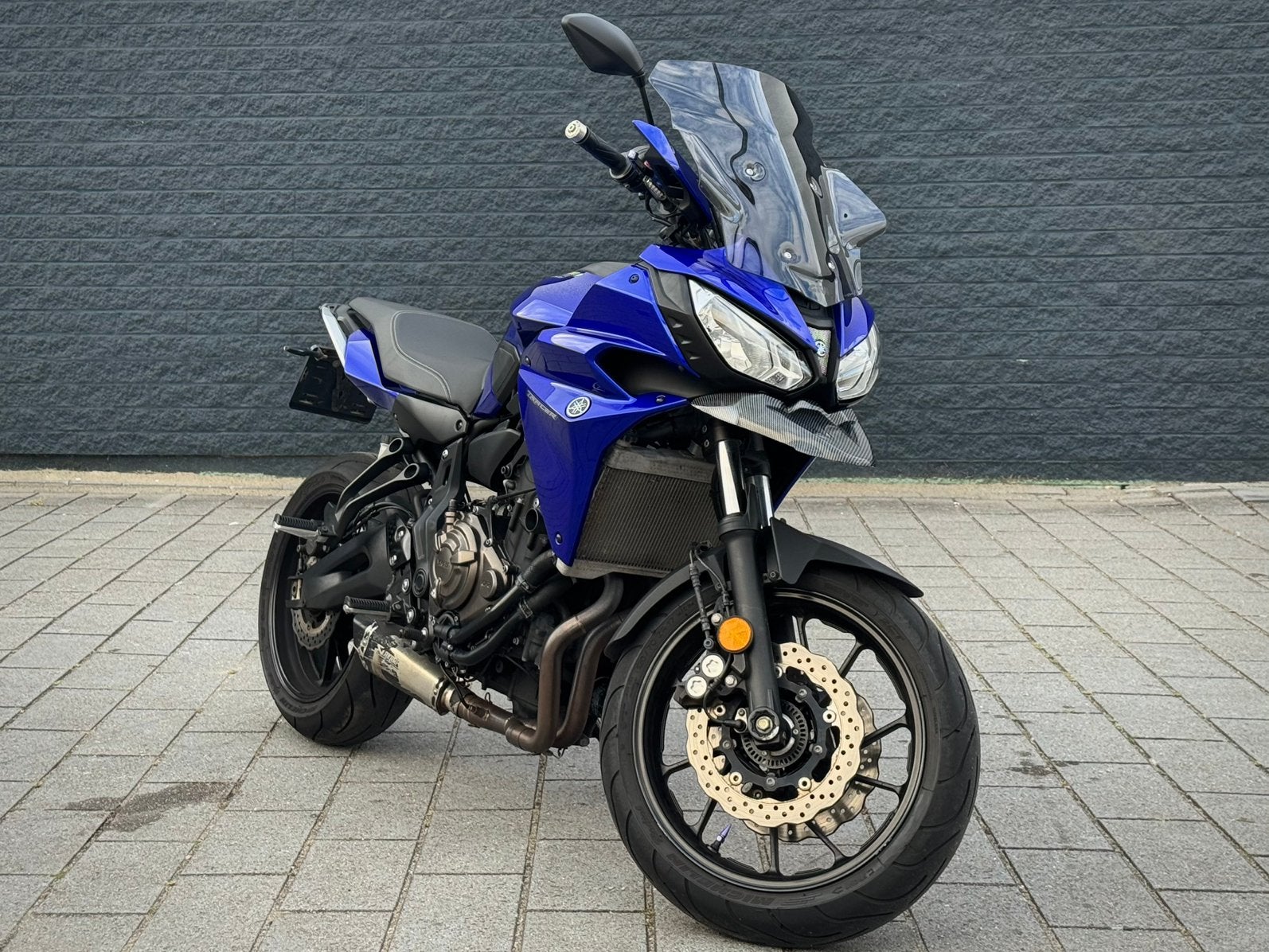 Yamaha Tracer 700 MT07 A2/35KW/AKRA/GIVI/Extra Uitlaat, 2 cilinders, Particulier, Toermotor, Minimaal motorrijbewijs A2