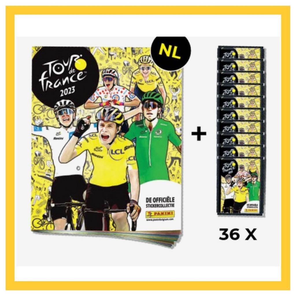 Panini Tour de France 2023 starterspack + 36 pakjes, Verzenden, Nieuw