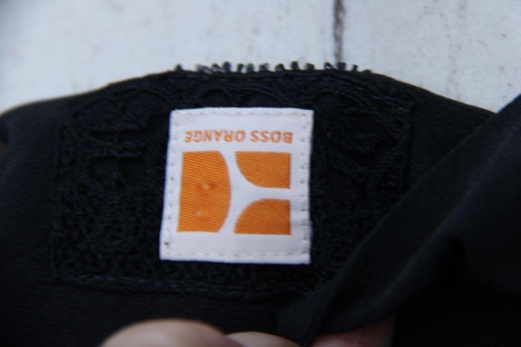 Jurk zwart Hugo Boss Orange mt 40 zijde Vaste prijs, Maat 38/40 (M), Zwart, Ophalen of Verzenden, Zo goed als nieuw