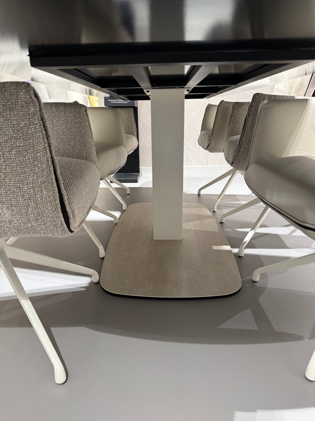 Montel Yuno Eetkamertafel - Keramiek 240x110 cm, Ophalen, Overige materialen, 100 tot 150 cm, 200 cm of meer