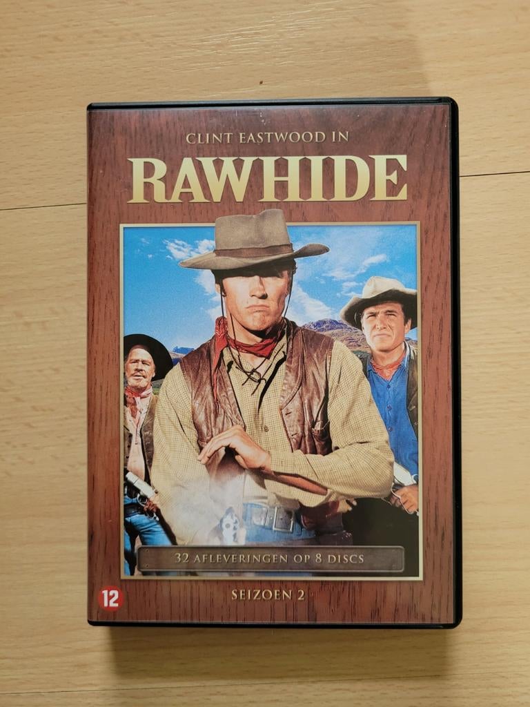 8-dvd Box Rawhide Clint Eastwood western complete seizoen 2, Boxset, Ophalen of Verzenden, Zo goed als nieuw, Actie en Avontuur