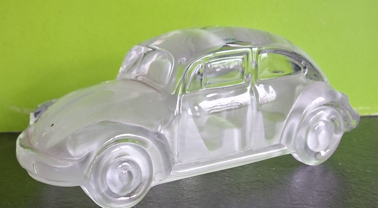 VW KEVER. Glas/kristal.  Ca '80. 15/6/5.5 cm., Ophalen, Zo goed als nieuw, Auto's