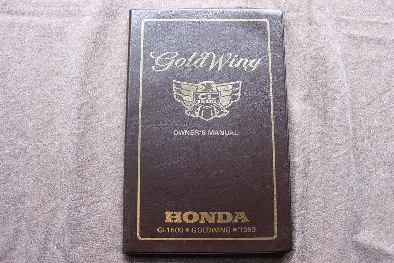 Honda GL1500 1989 Goldwing motorcycle owner's manual, Ophalen of Verzenden, Honda