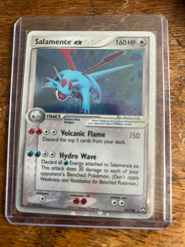 Pokemon salamence ex, Ophalen of Verzenden, Zo goed als nieuw