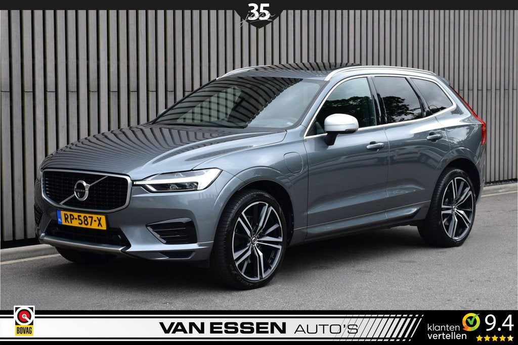 Volvo XC60 2.0 T8 Twin Engine AWD R-Design Pano Luchtvering, Automaat, Gebruikt, 1969 cc, Bedrijf
