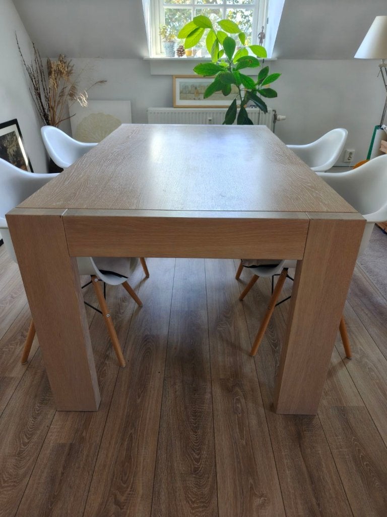 Originele Karel Mintjens QUBA eettafel – massief hout, Ophalen, Gebruikt, 50 tot 100 cm, 150 tot 200 cm