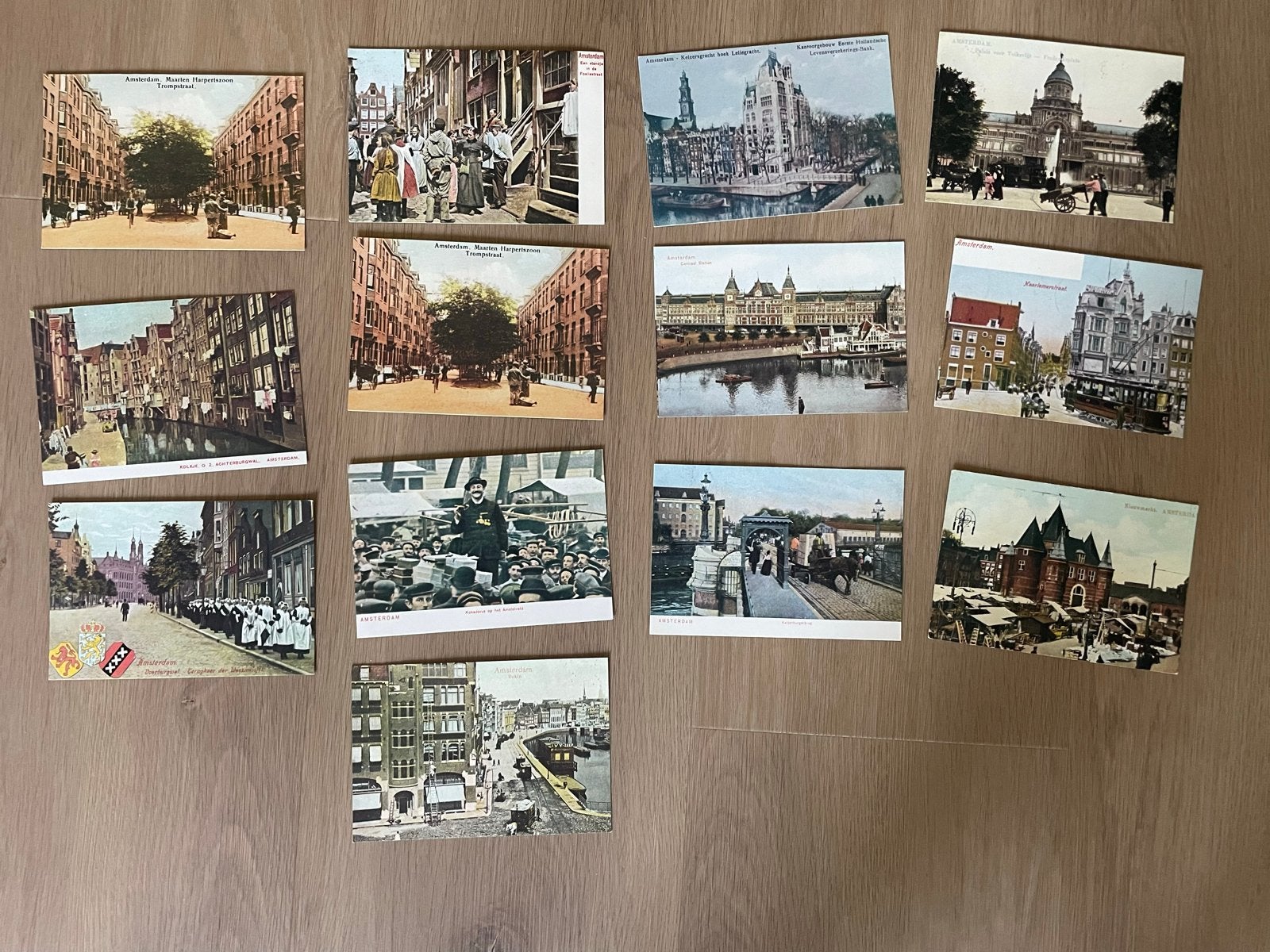 Oude ansichtkaarten Amsterdam 700 jaar (wd-30), Verzamelen, Ansichtkaarten | Nederland, Noord-Holland, Ophalen of Verzenden
